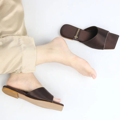 Brown Elegance Flats