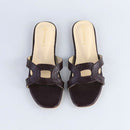 Royale Maroon Flats