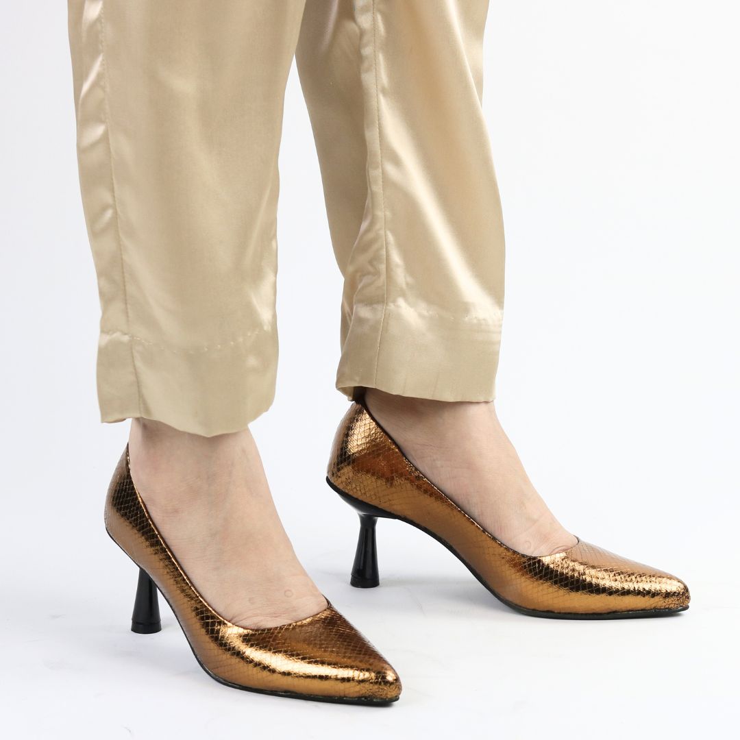 Bronze Diva Coat Shoe