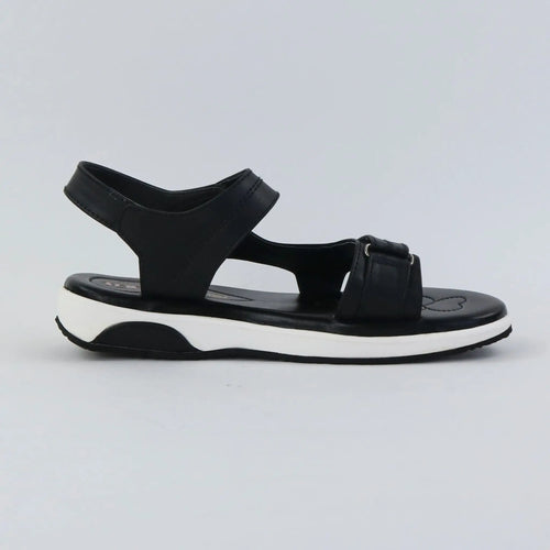 Black Step Sandals