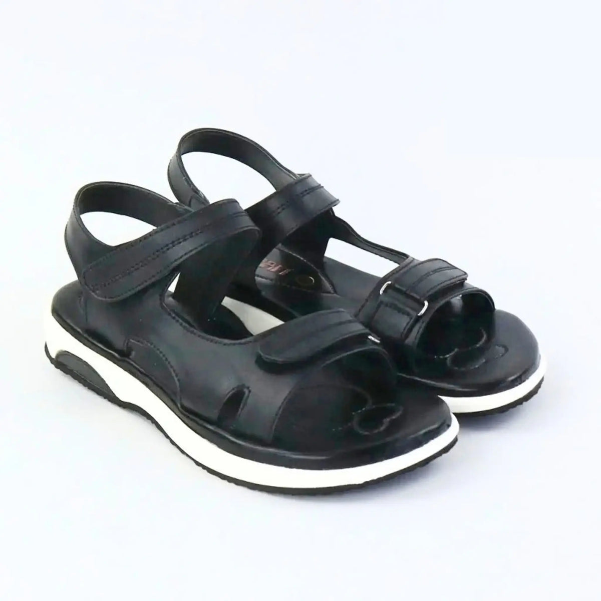 Black Step Sandals