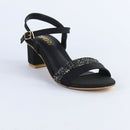 Black Sparkle Heels