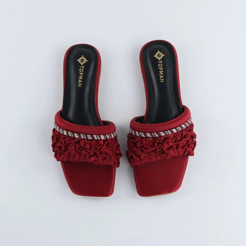 Red Ruffle Sliders