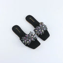 Black Crystal Flower-F015