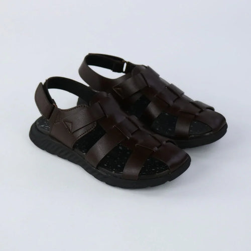 Roman Kids Brown Sandals – S001