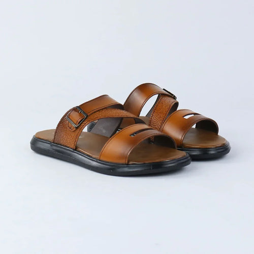 Mustard Slip-On Slippers for Kids-BT-001