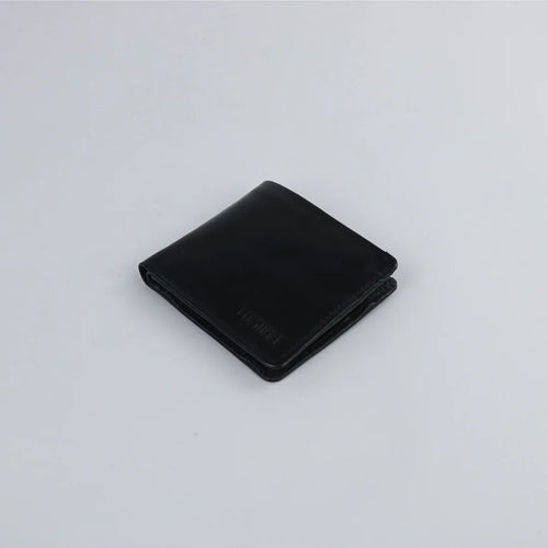 Black Leather Wallet-W002