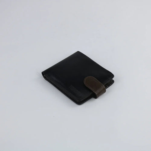 Classic Black & Brown Leather Wallet-W020