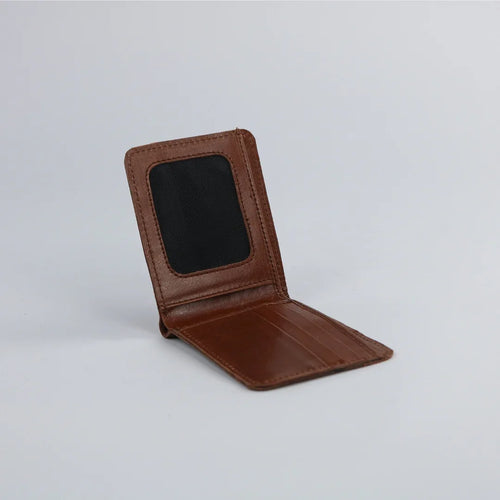 Brown Leather Wallet-W018