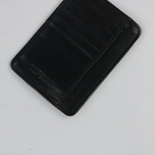 Black Leather Card Holder-CH001