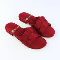 Red Charm Flats