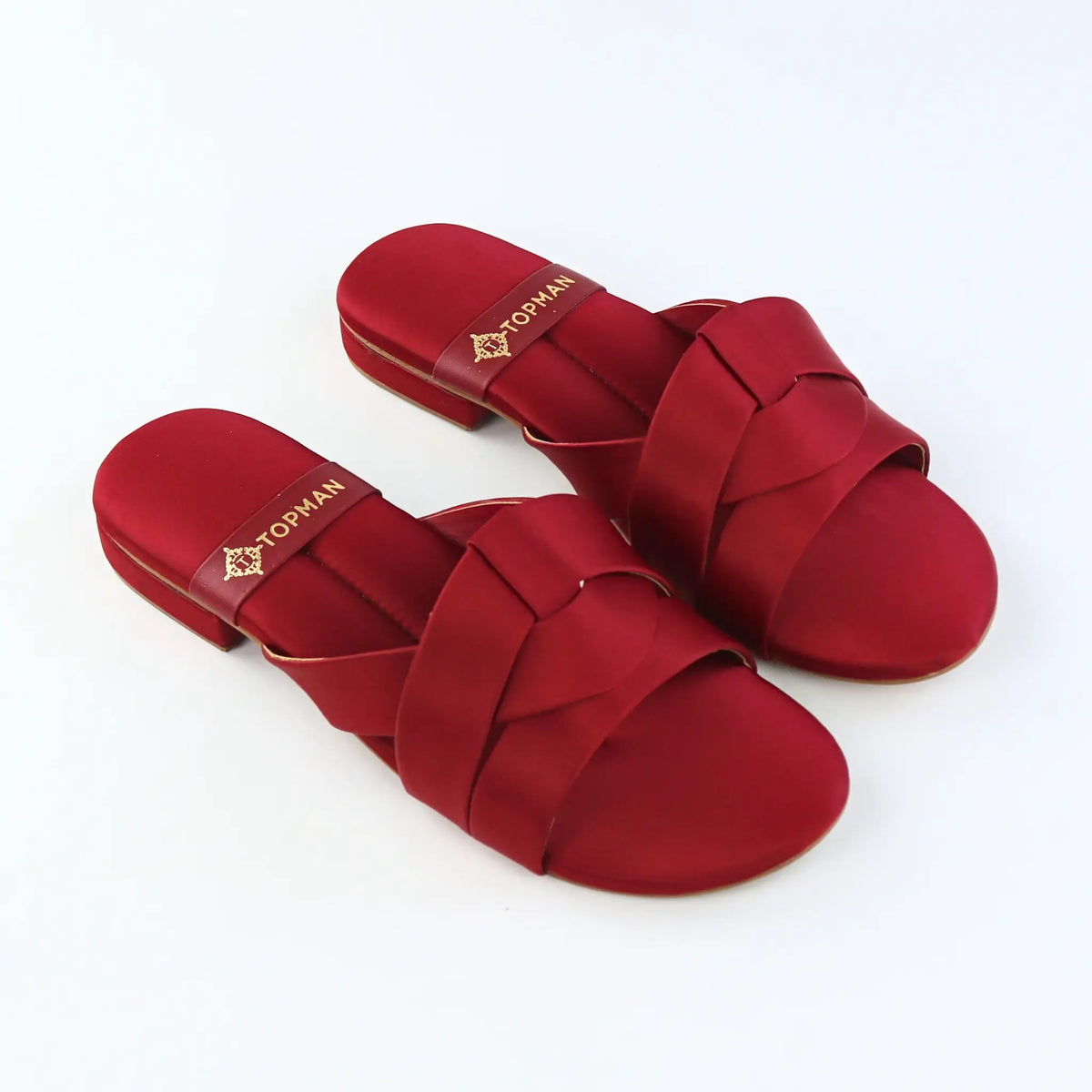 Red Charm Flats