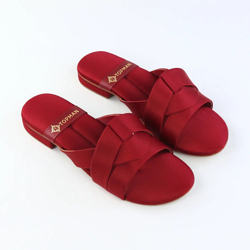 Red Charm Flats
