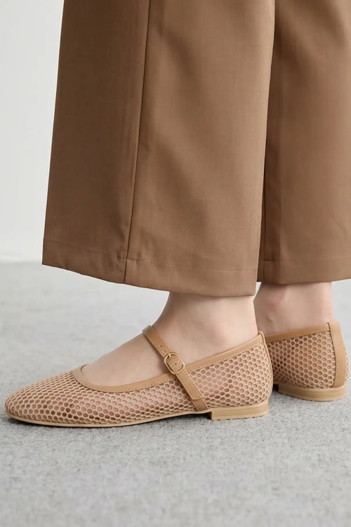 Beige Ballet Pumps