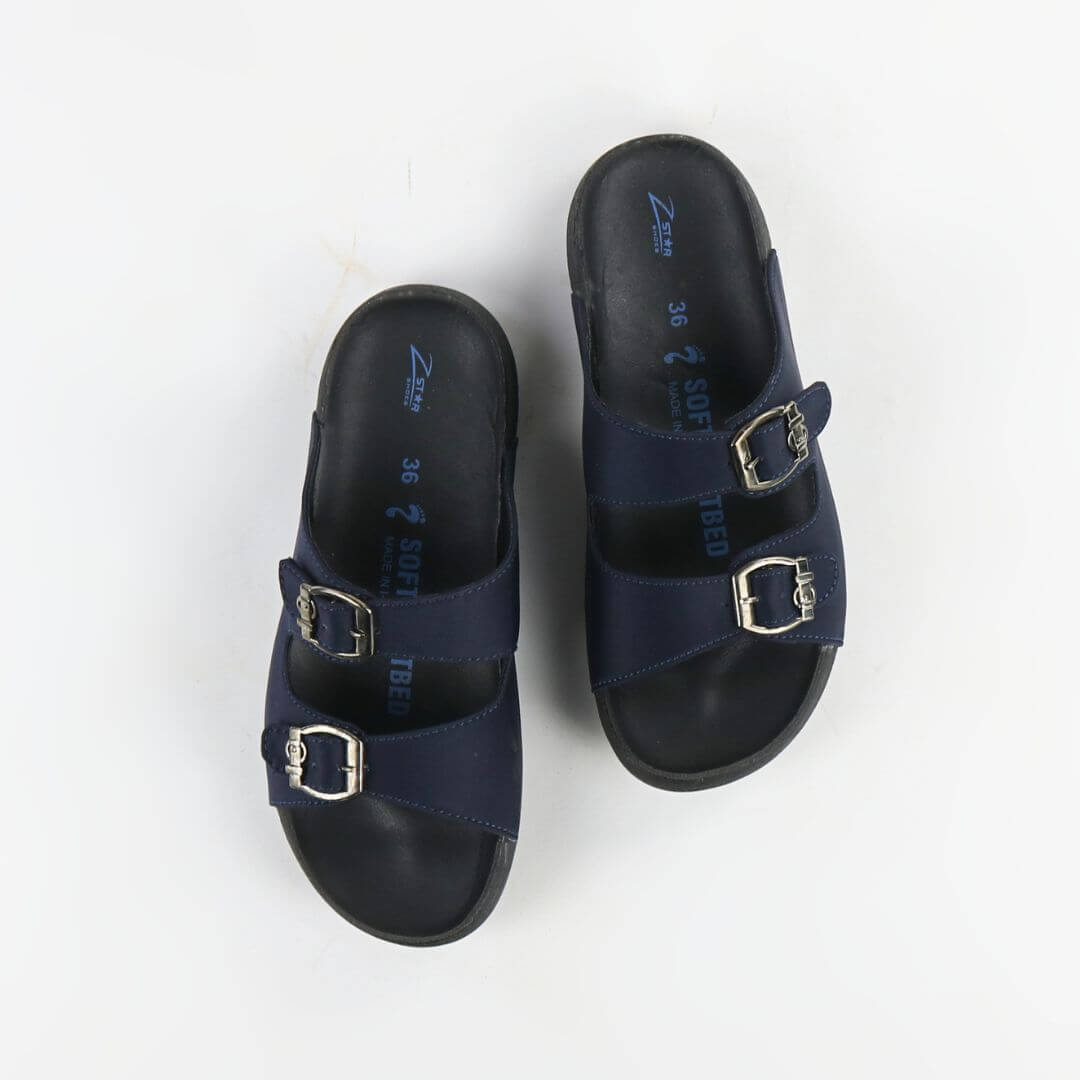 Blue Comfort Slippers