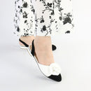 Noir Petal Pumps