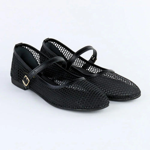 Noir Ballet Net Pumps