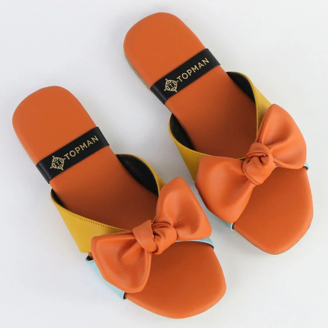 Sunset Satin Bow