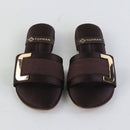 Velora Charm Flats – Brown