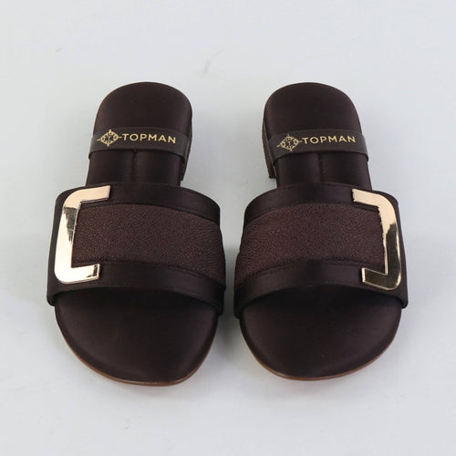 Velora Charm Flats – Brown