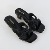 Royal Weave Heels – Black