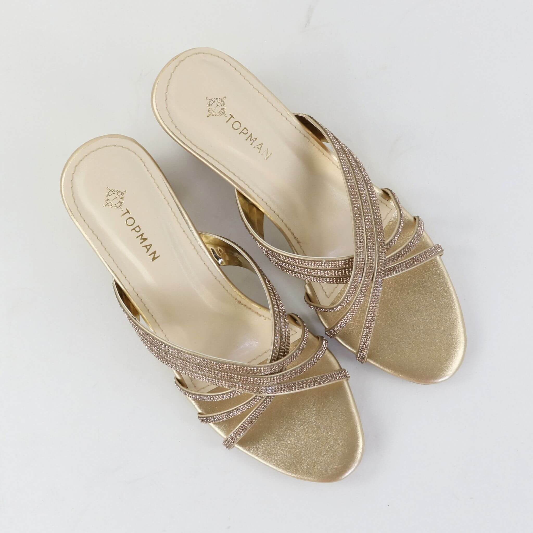 Prime Weave Heels – Golden