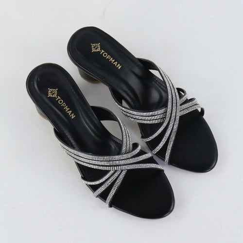 Prime Weave Heels – Black