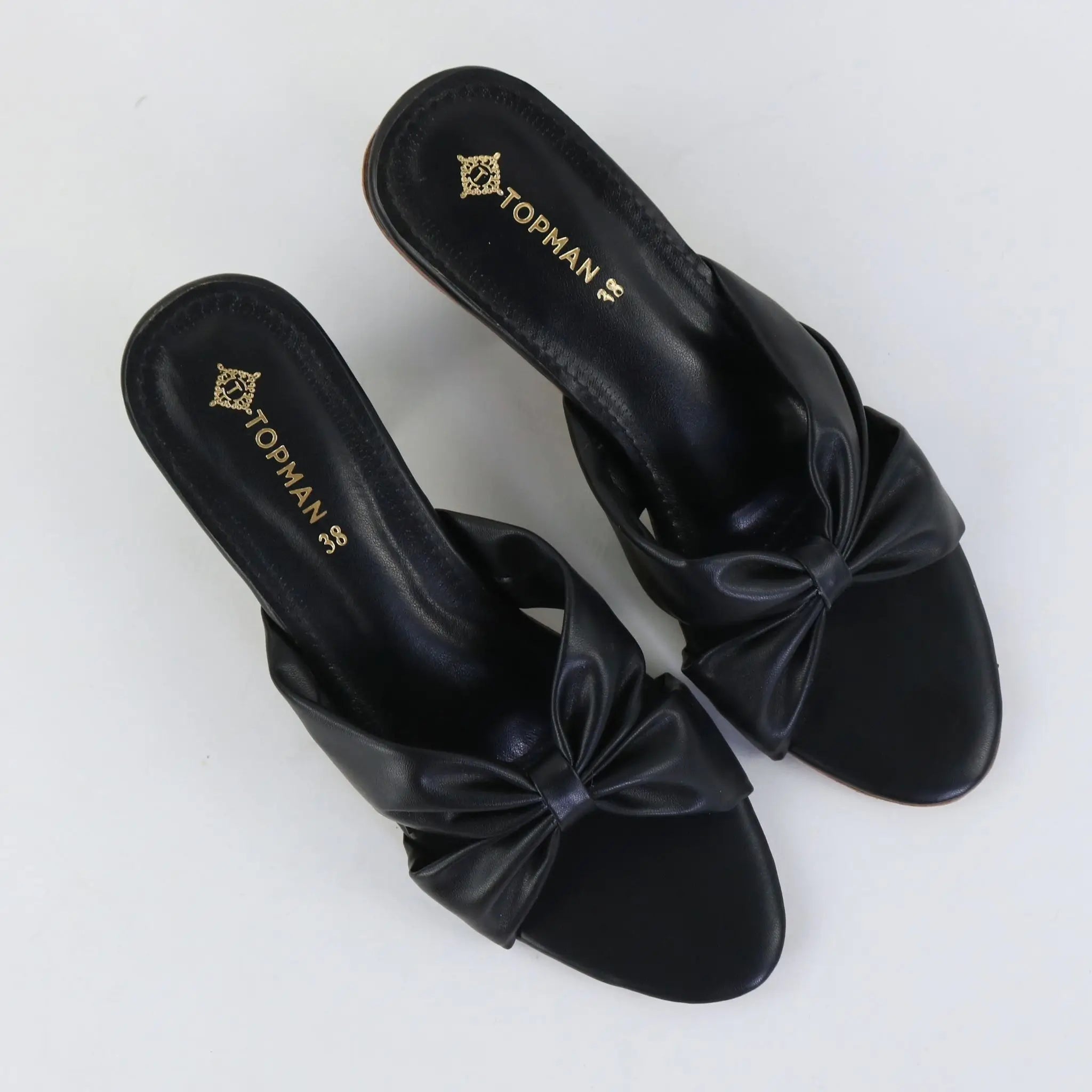 Velora Bow Heels – Black