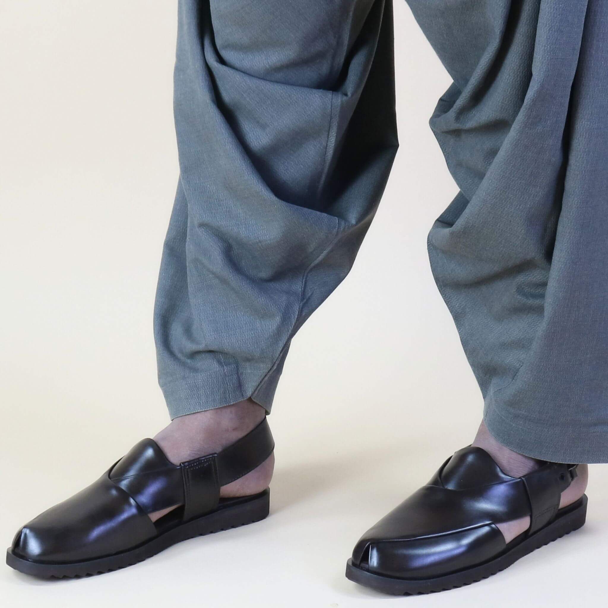 Classic Leather Peshawari – DarkBrown