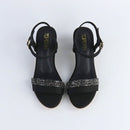 Black Sparkle Heels