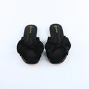 Black Satin Bow-F001