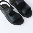 Kids Black Slip-On Sandals-S007