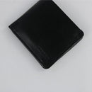 Black Leather Wallet-W002