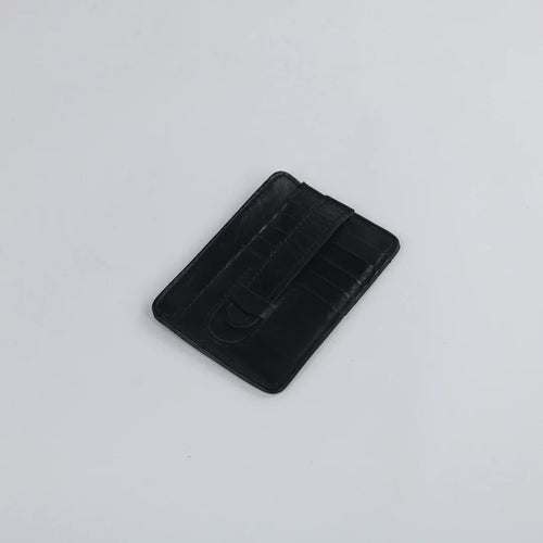 Black Leather Card Holder-CH001