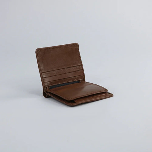 Brown Leather Wallet-W015