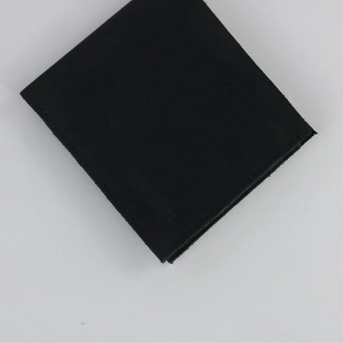 Black Leather Wallet-W013