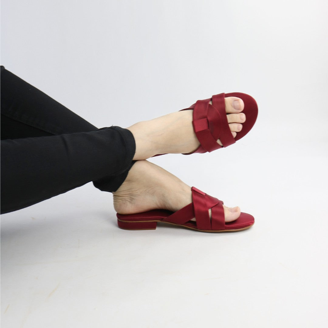 Red Charm Flats