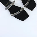 Black Sparkling Strap-F006