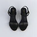 Black Sparkle Heels