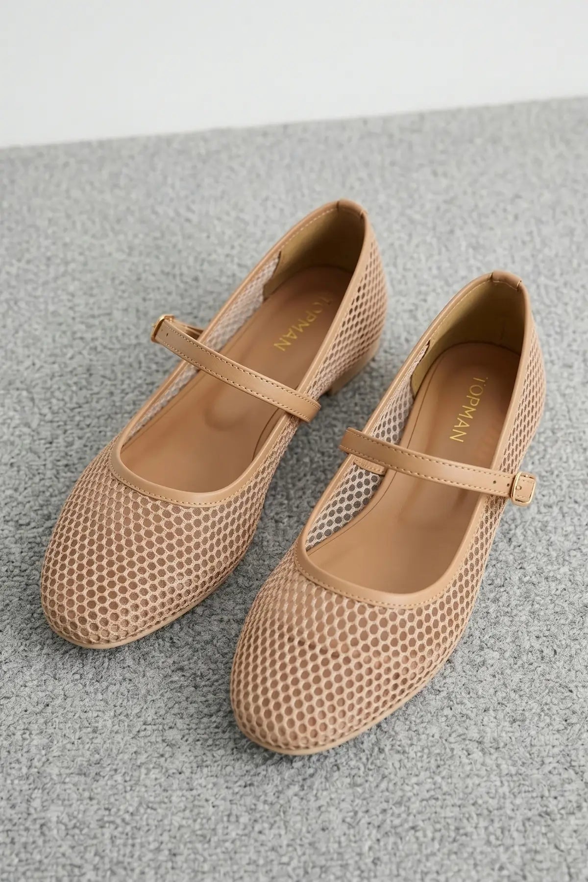 Beige Ballet Pumps