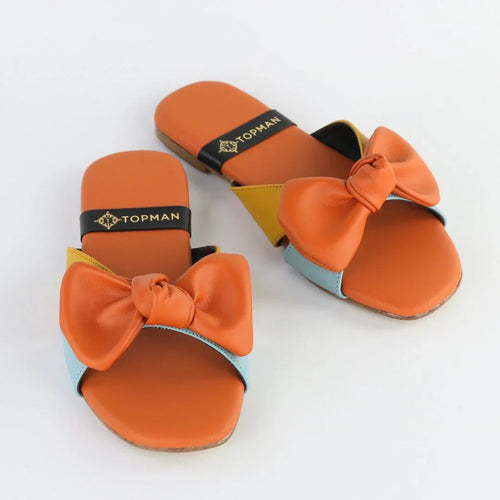 Sunset Satin Bow