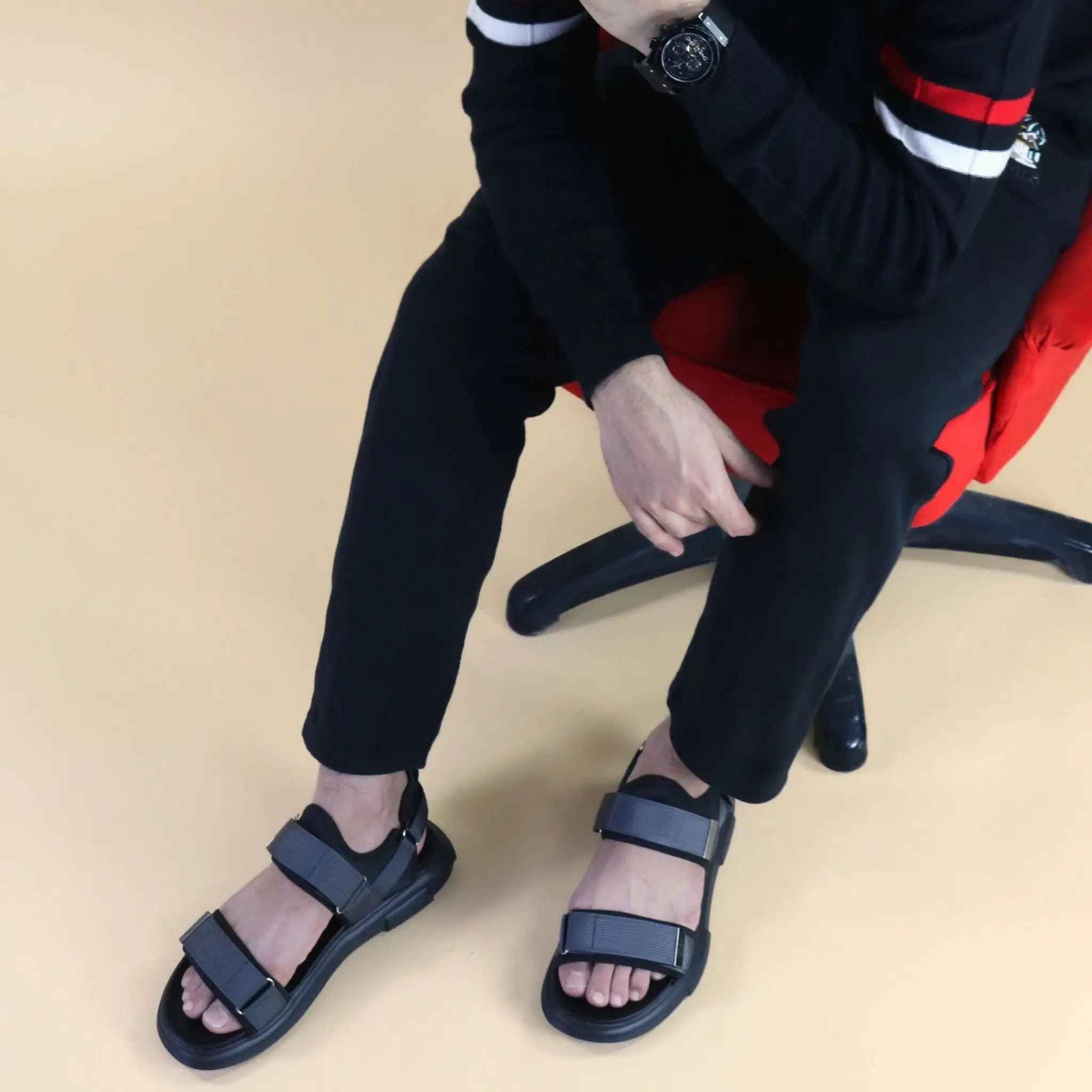 Grey Comfy Sandals – Imported