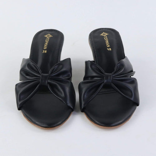 Velora Bow Heels – Black