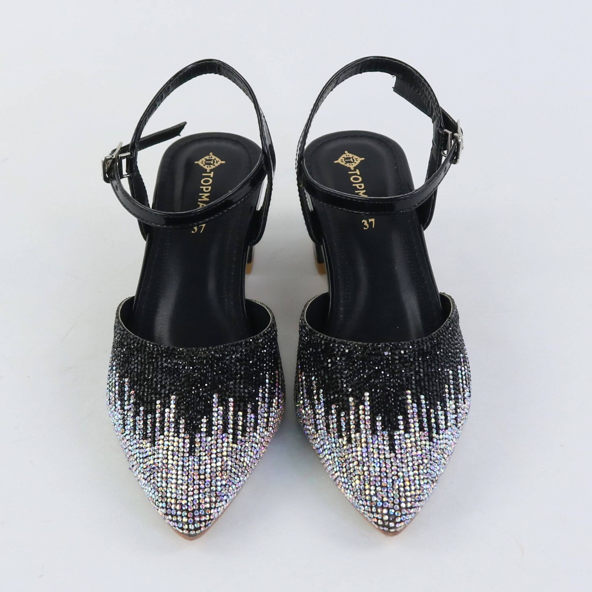 Diamond Dusk Heels – Black