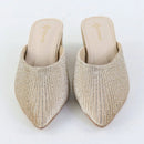 Glam Crystal Pumps – Golden