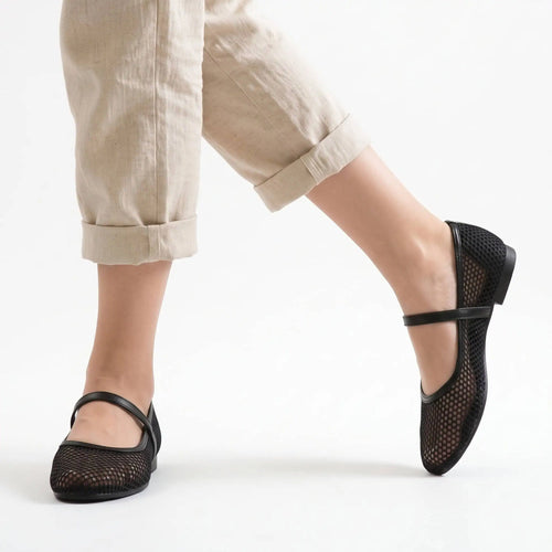Noir Ballet Net Pumps