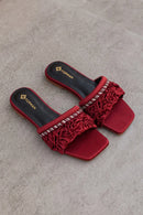 Ruffle Flats – Red