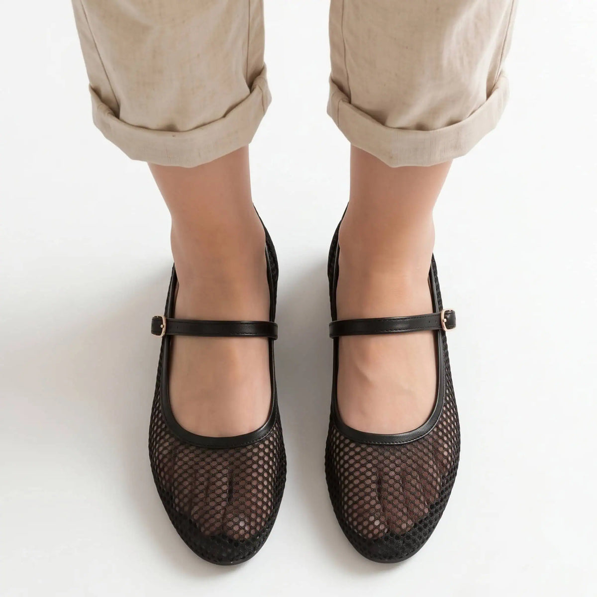 Noir Ballet Net Pumps