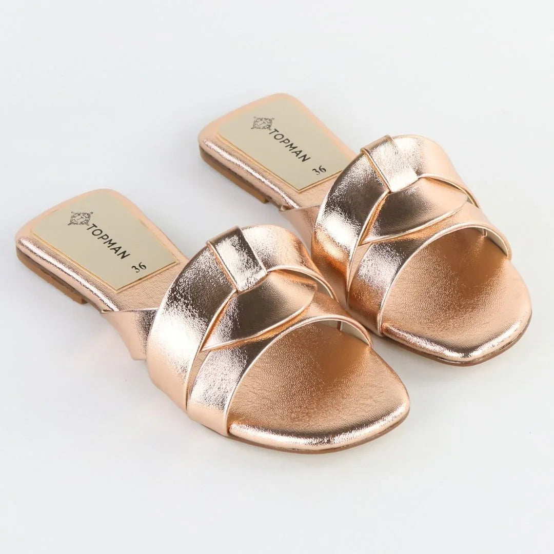 Peach Charm Flats