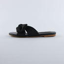 Black Satin Bow